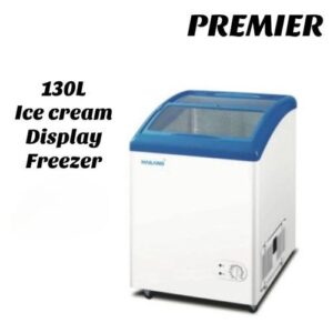 130L ice cream display freezer