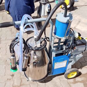 Single barrel milking machine