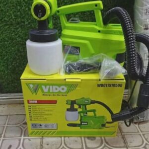 Spray gun with compressor
