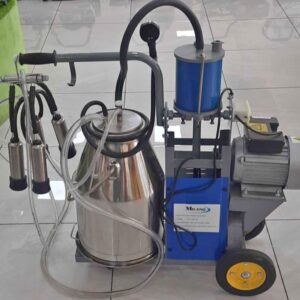 Single barrel milking machine